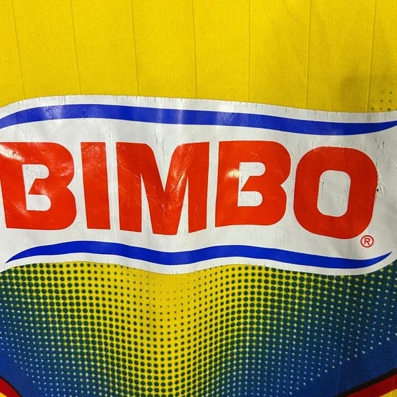 Club America Soccer Jersey Bimbo Yellow‎ Futbol Men's Size Medium - Picture 3 of 14